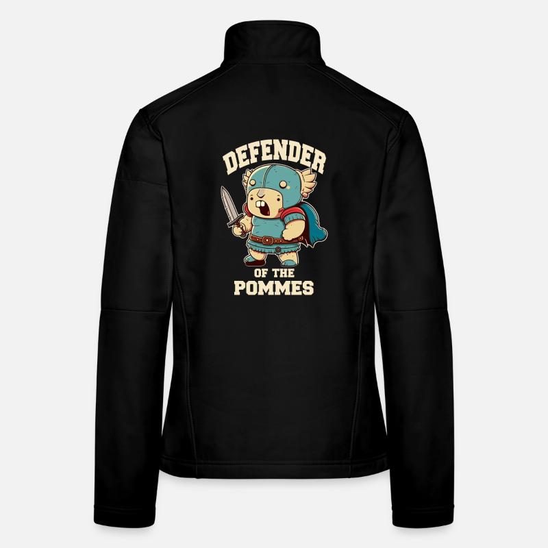 Defender Krieger mit Schwert Frauen Softshelljacke