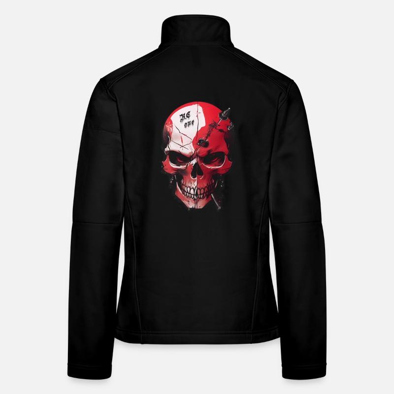 Skull with Evil Eye Women's Softshell Jacket