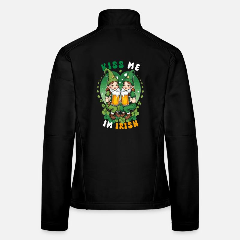 Küss mich, ich bin Irish Frauen Softshelljacke