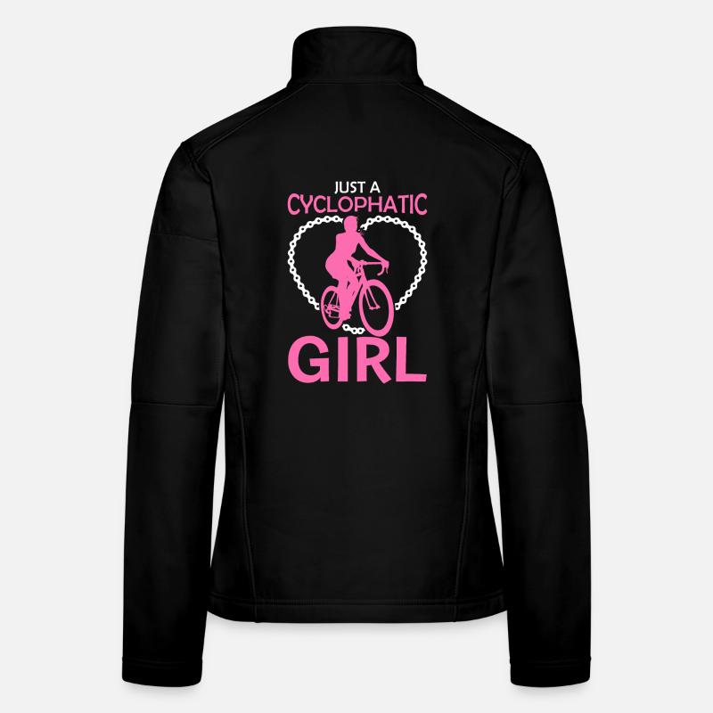 Nur eine Radfahrerin Frauen Softshelljacke