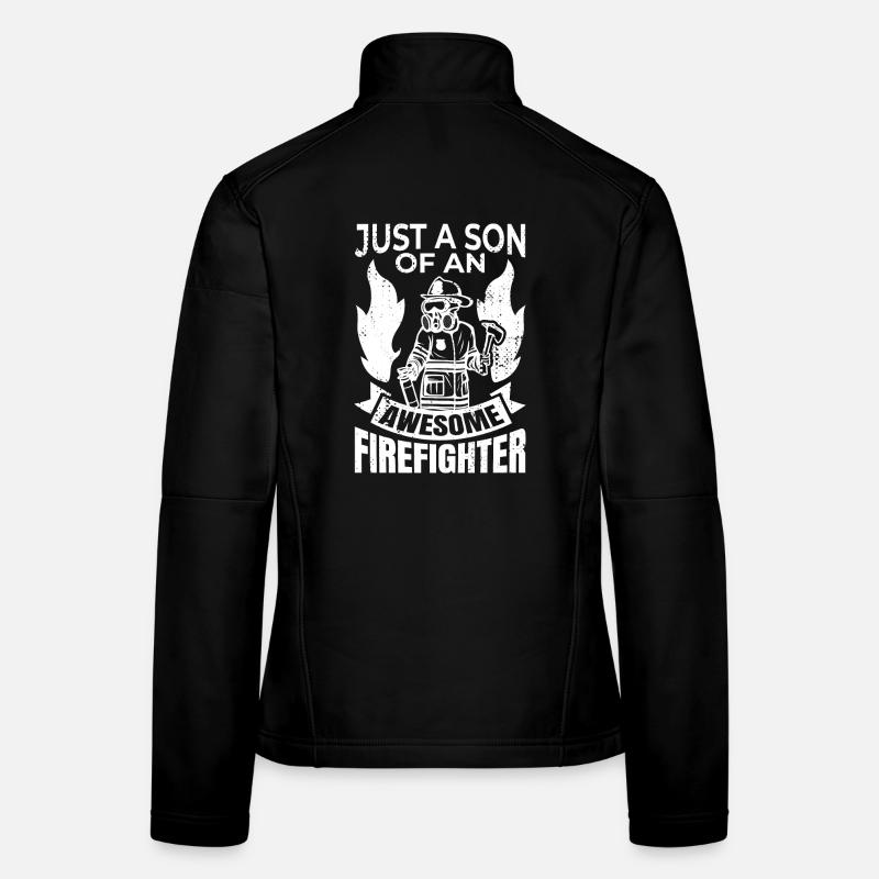 Firefighter Son Women's Softshell Jacket