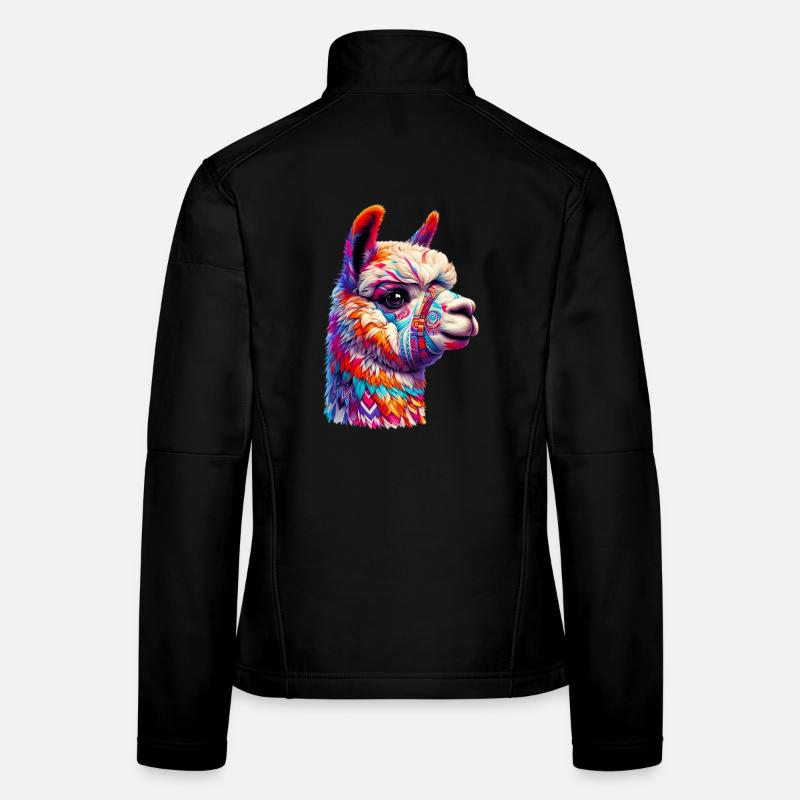 Alpaka - Frauen Softshelljacke - Schwarz