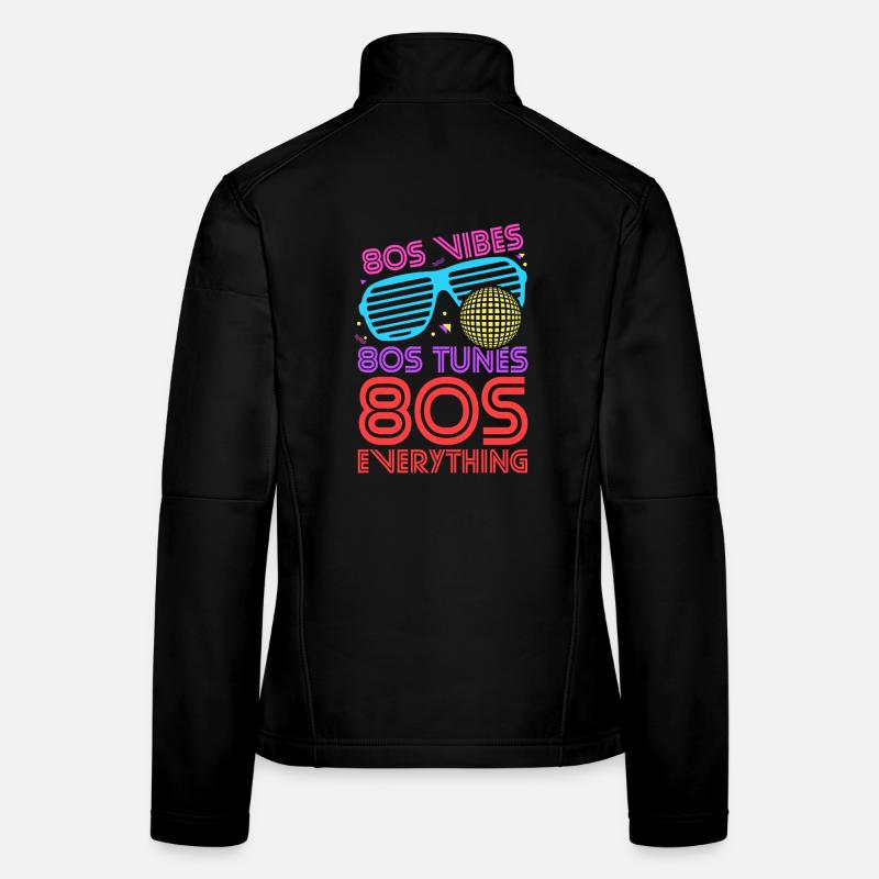 80s Vibes Tunes Everything Women's Softshell Jacket