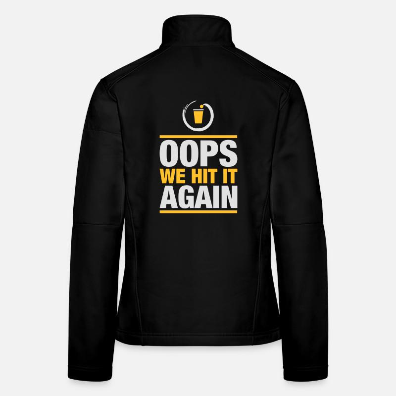 Bier Pong again Frauen Softshelljacke