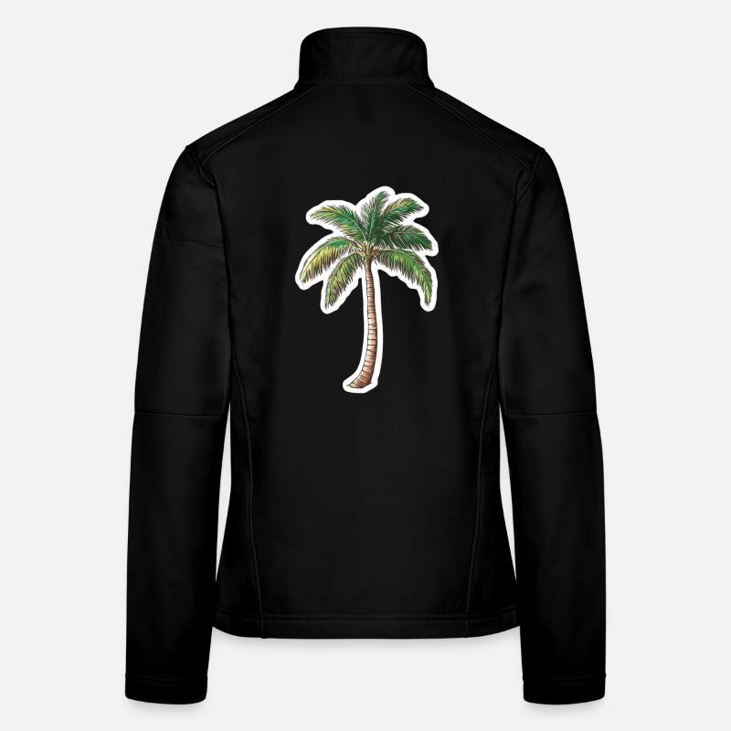 Palm tree Women's Softshell Jacket