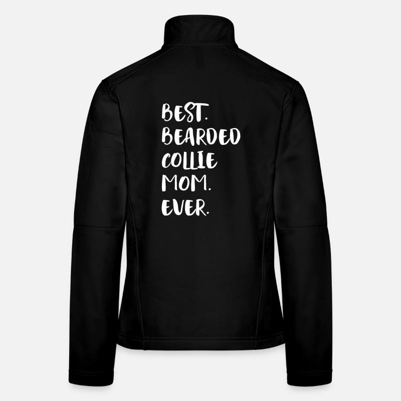 Collie barbu Veste en tissu softshell Femme
