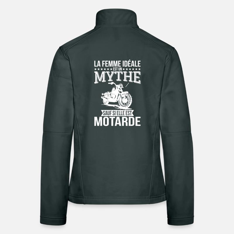 Die ideale Frau, ein Mythos, es sei denn, sie ist Bikerin Frauen Softshelljacke