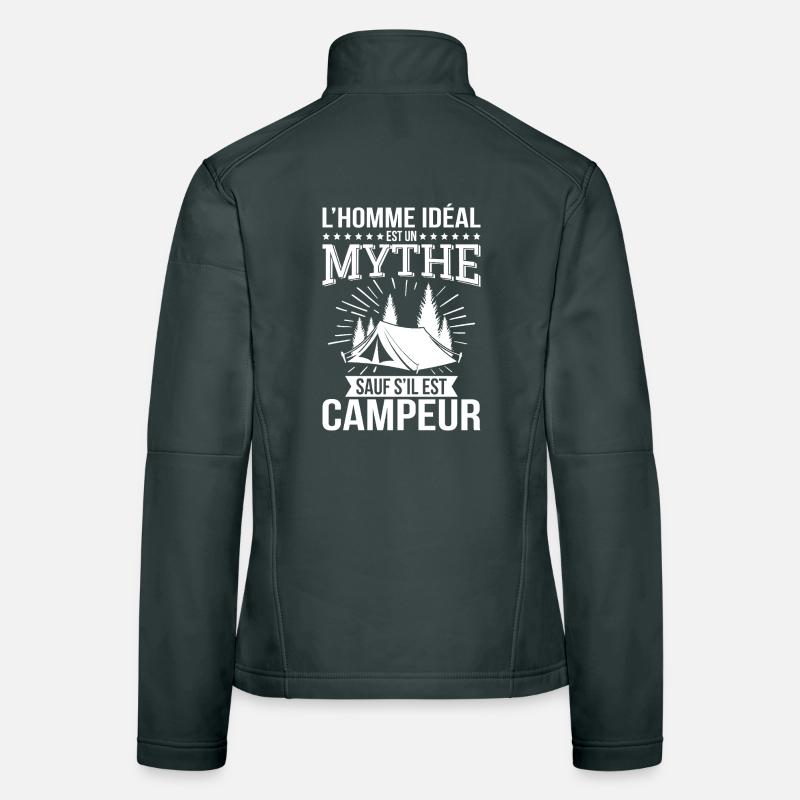 Der ideale Mann ist ein Mythos, es sei denn, er ist ein Camper Frauen Softshelljacke