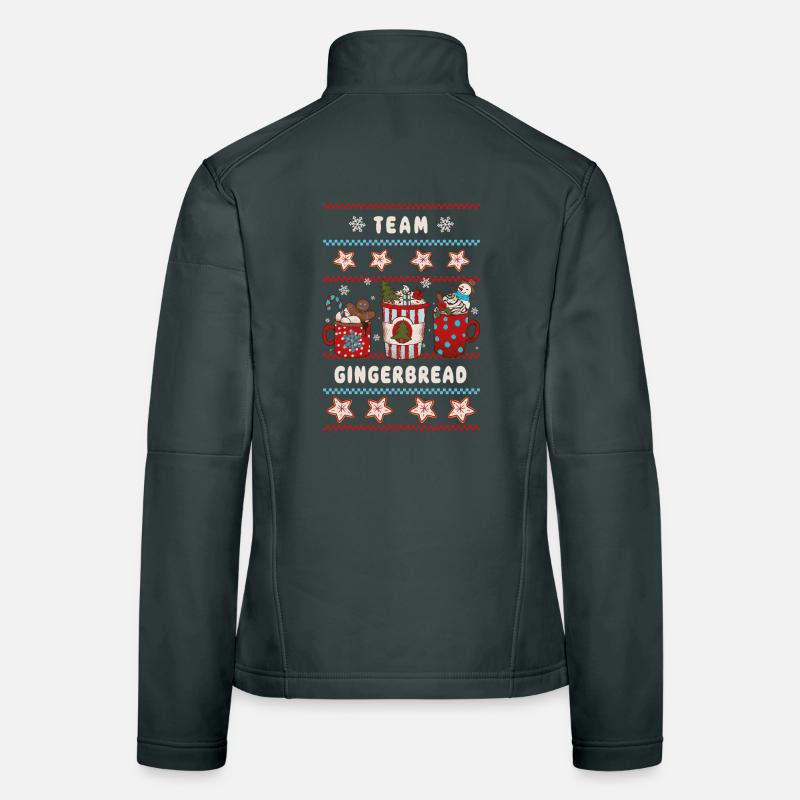 Team Gingerbread - Merry Christmas Women's Softshell Jacket