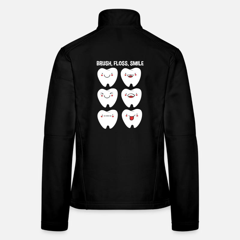 Dentiste réceptionniste Veste en tissu softshell Femme
