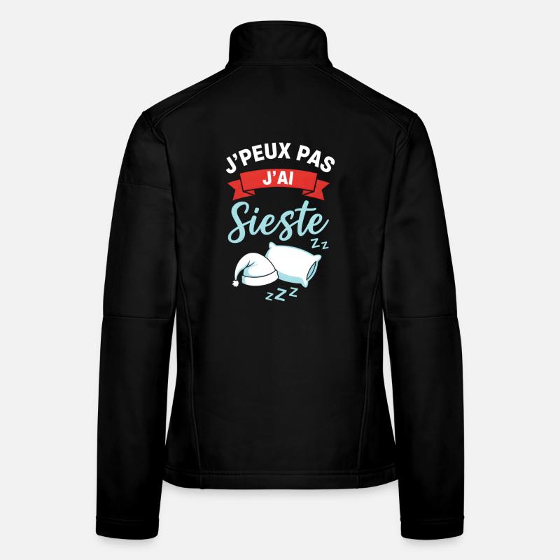 Ich habe ein Nickerchen: Sanfte Pause Frauen Softshelljacke