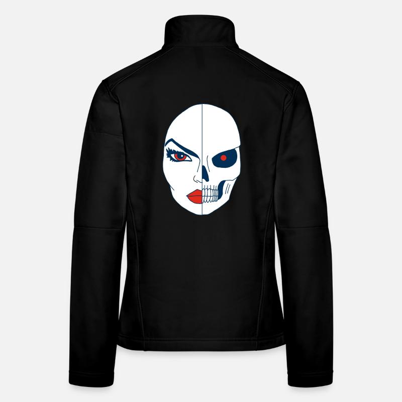 Tod und sein Gesicht Frauen Softshelljacke