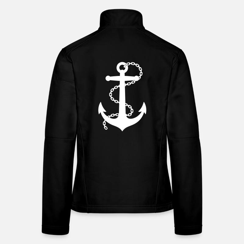 Ancre Veste en tissu softshell Femme