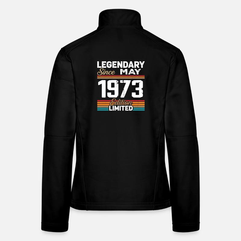 May 1973 Vintage May 1973 Retro May 1973 Women's Softshell Jacket