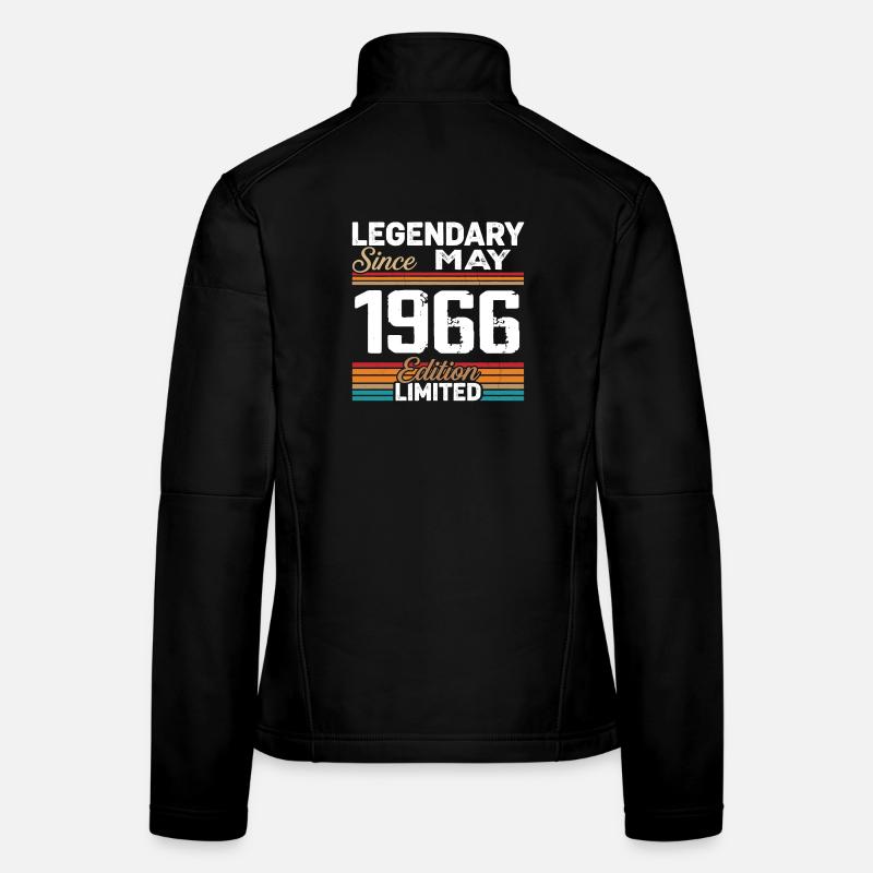 Mai 1966 Vintage Mai 1966 Retro Mai 1966 Frauen Softshelljacke