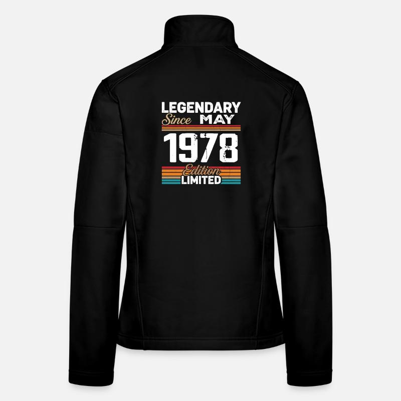 May 1978 Vintage May 1978 Retro May 1978 Women's Softshell Jacket