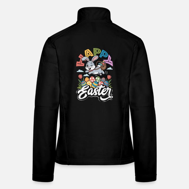 Happy Easter Sweet Easter Bunny Egg Hunt Easter Eggs Women's Softshell Jacket
