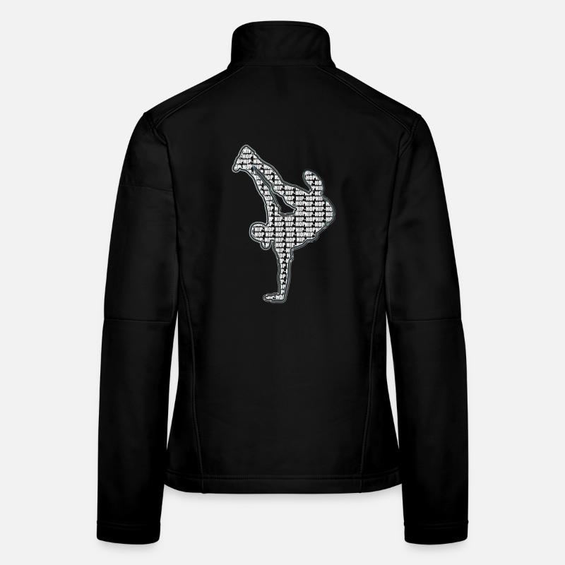 Breakdance - Veste en tissu softshell Femme - noir