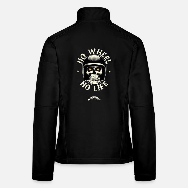 No wheel No life Veste en tissu softshell Femme