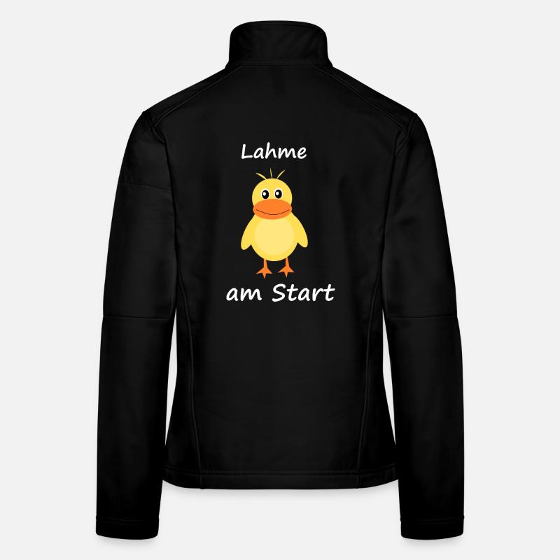 lahme Ente am Start Frauen Softshelljacke