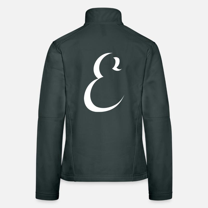 Letter E, name, the letter E Women's Softshell Jacket