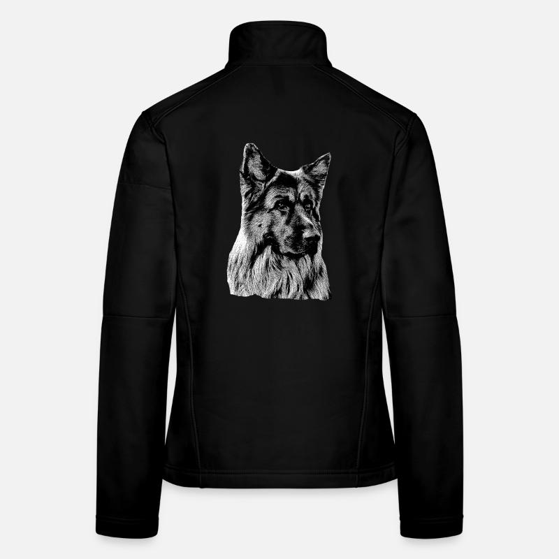 Schäferhund Deutscher Schäferhund German Shepherd - Frauen Softshelljacke - Schwarz
