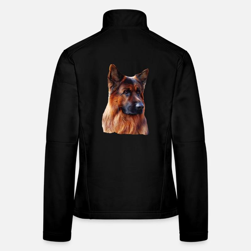 Altdeutscher Schäferhund Deutscher Schäferhund - Frauen Softshelljacke - Schwarz