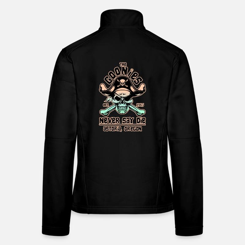 THE GOONIES 8 - Frauen Softshelljacke - Schwarz