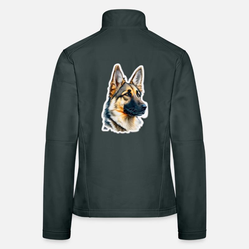 German Shepherd Women's Softshell Jacket