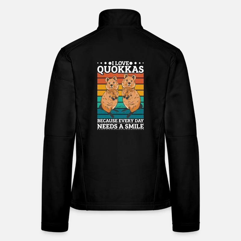 I love quokkas Women's Softshell Jacket