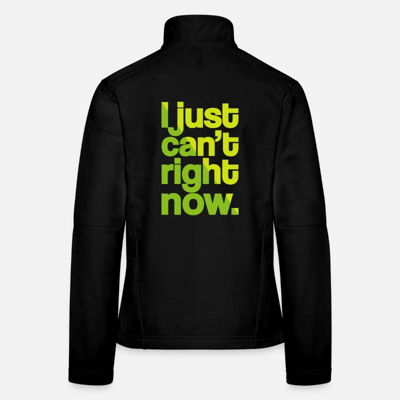 Just Can't (dark) Women's Softshell Jacket