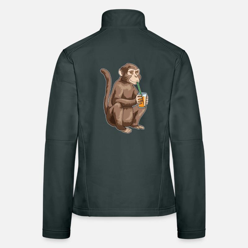 Jus de singe Veste en tissu softshell Femme