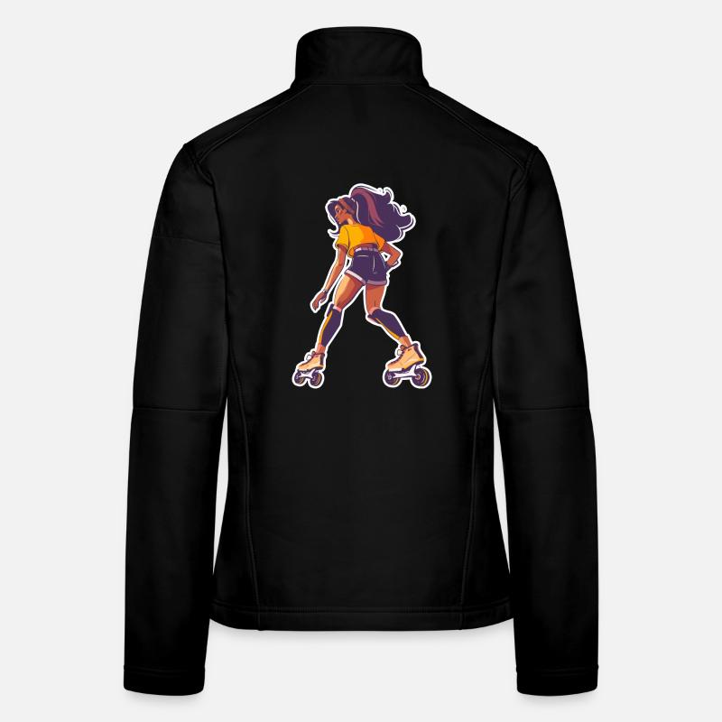 Patineur à roulettes Veste en tissu softshell Femme