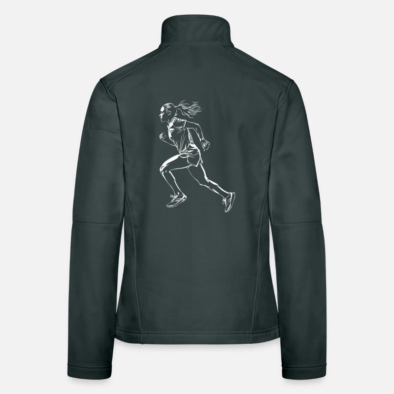 Runner Sketch Women's Softshell Jacket