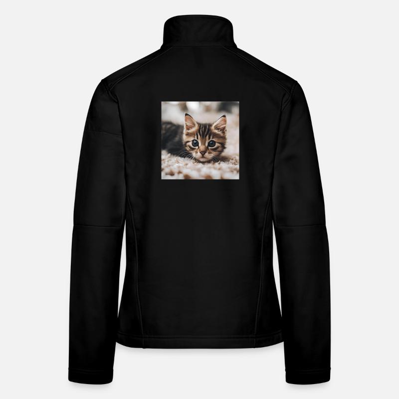 Katze Frauen Softshelljacke