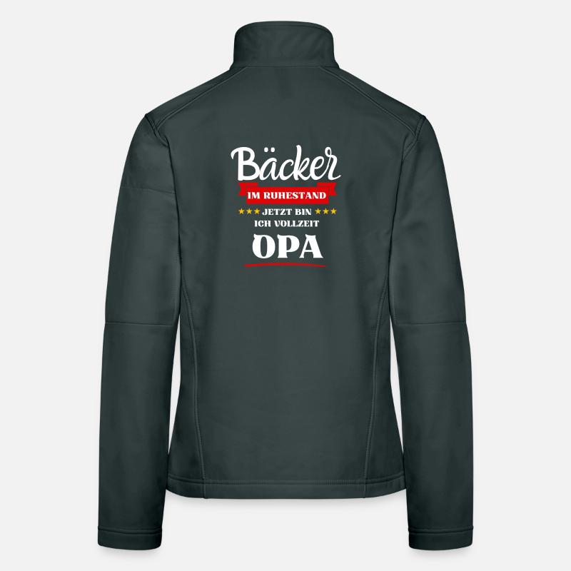 Bäcker Opa Frauen Softshelljacke