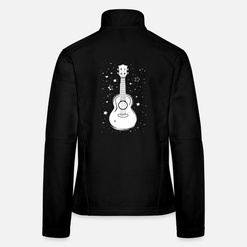 Ukulele Illustration Women's Softshell Jacket