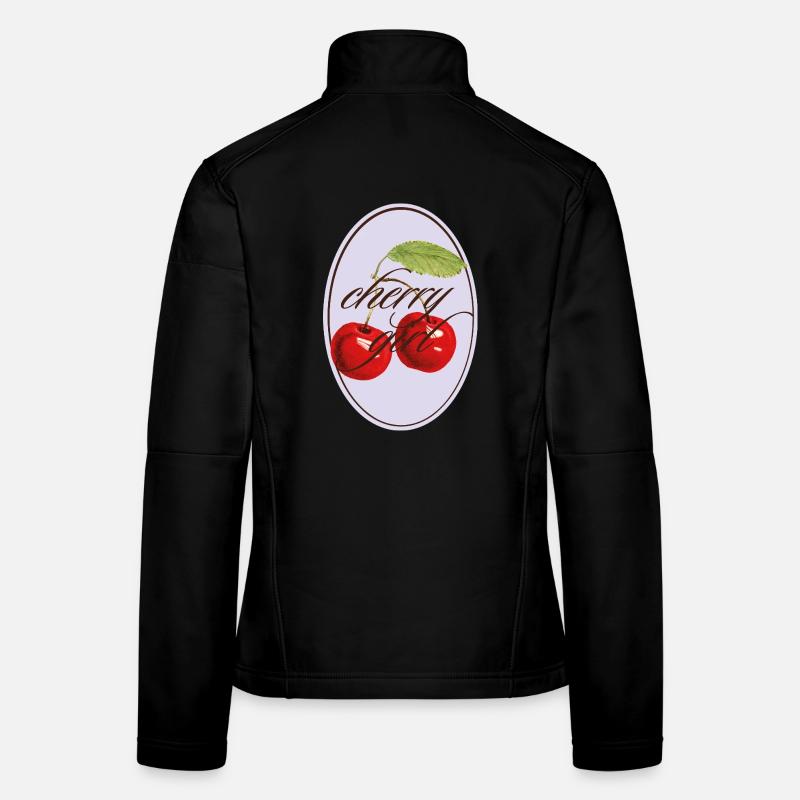 Cherry Girl Vintage Look - Women's Softshell Jacket - black