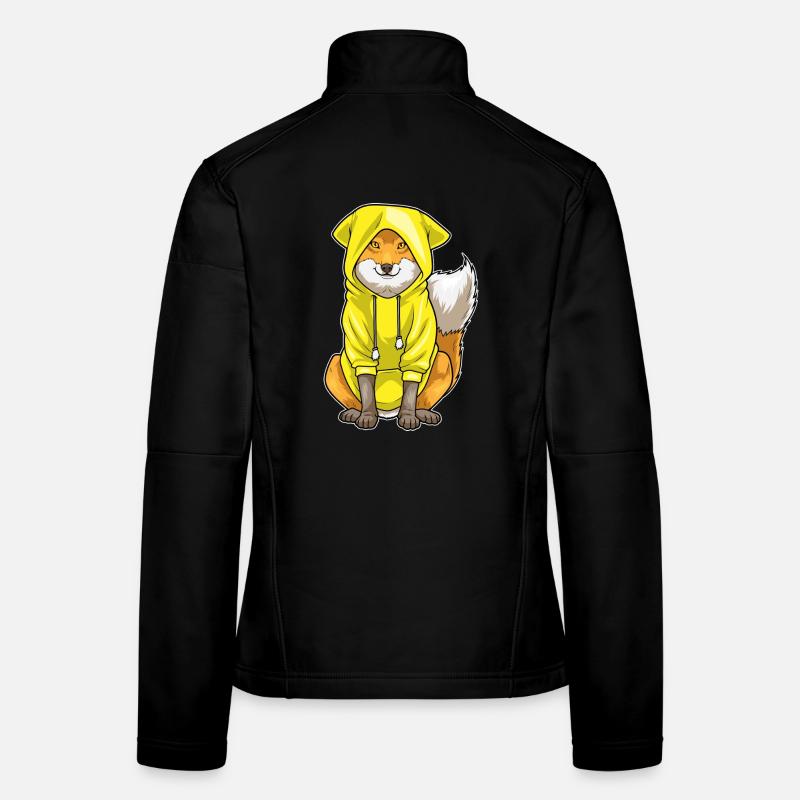 Fox Winter Pullover Hoodie Women's Softshell Jacket