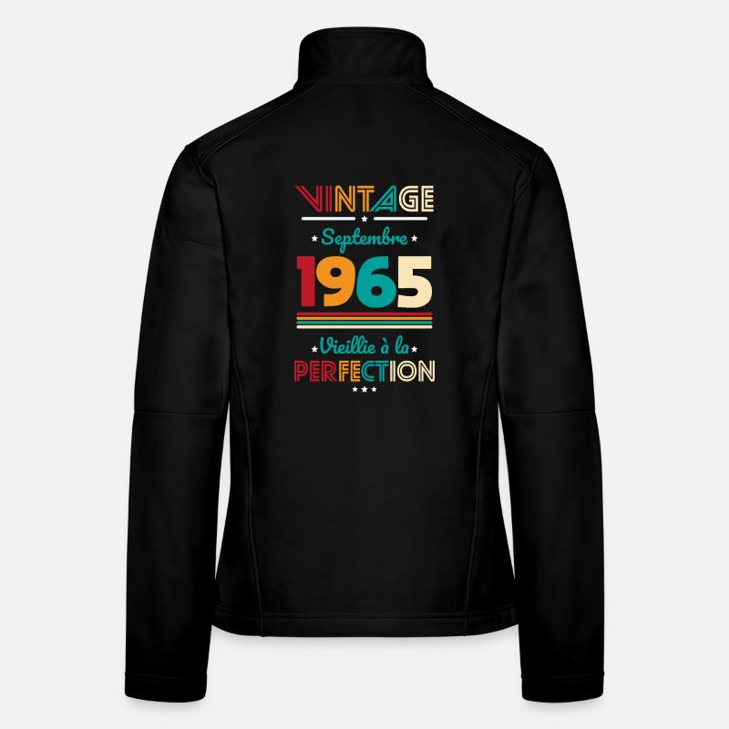 60th Birthday - Vintage - September 1965 Women's Softshell Jacket