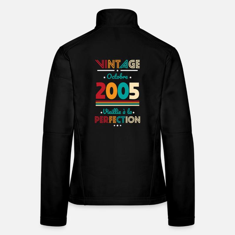 20. Jahrestag - Vintage - Oktober 2005 Frauen Softshelljacke