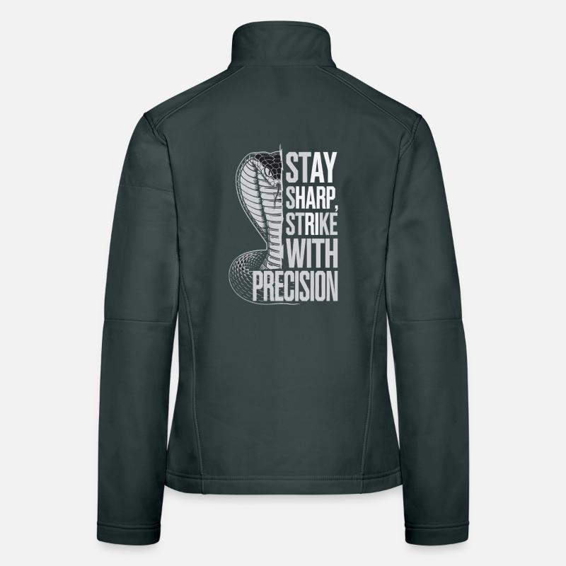 Cobra avec citation de précision Veste en tissu softshell Femme