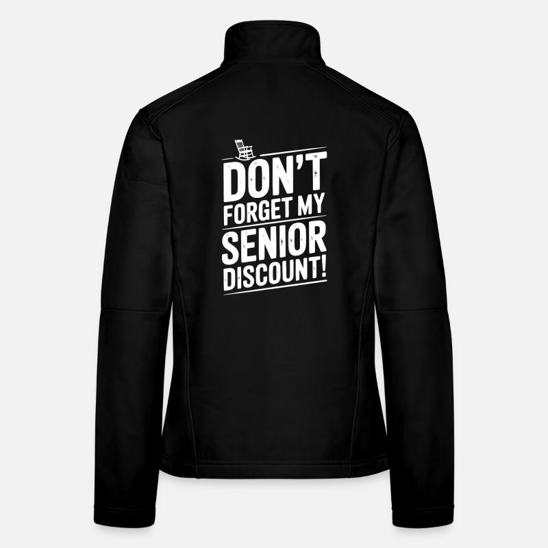 N’oubliez pas ma réduction senior Veste en tissu softshell Femme