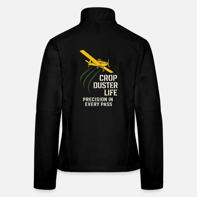 Rural Aviation Agriculture Pilot Gift Women's Softshell Jacket
