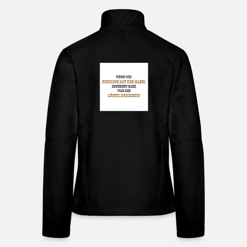 Cuillère sale Veste en tissu softshell Femme