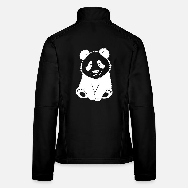 Bear Bear Panda Bear T-shirt Gift Women's Softshell Jacket