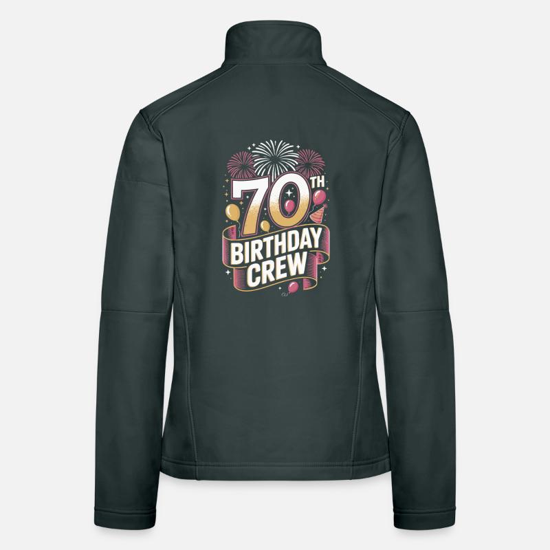 Équipage du 70e anniversaire Veste en tissu softshell Femme