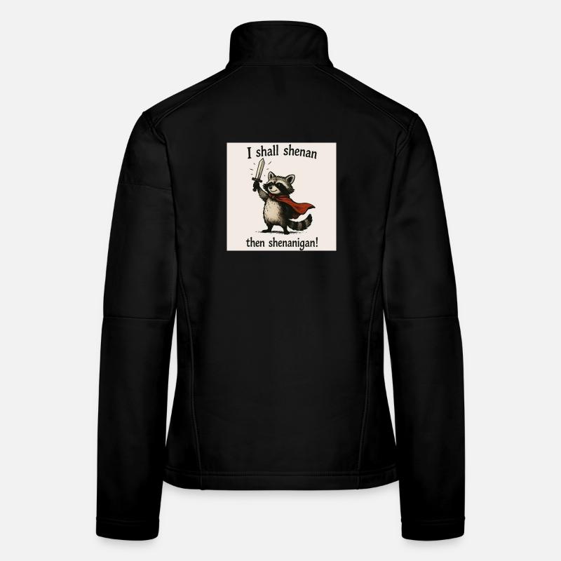 Waschbärheld-Shenanigan Frauen Softshelljacke