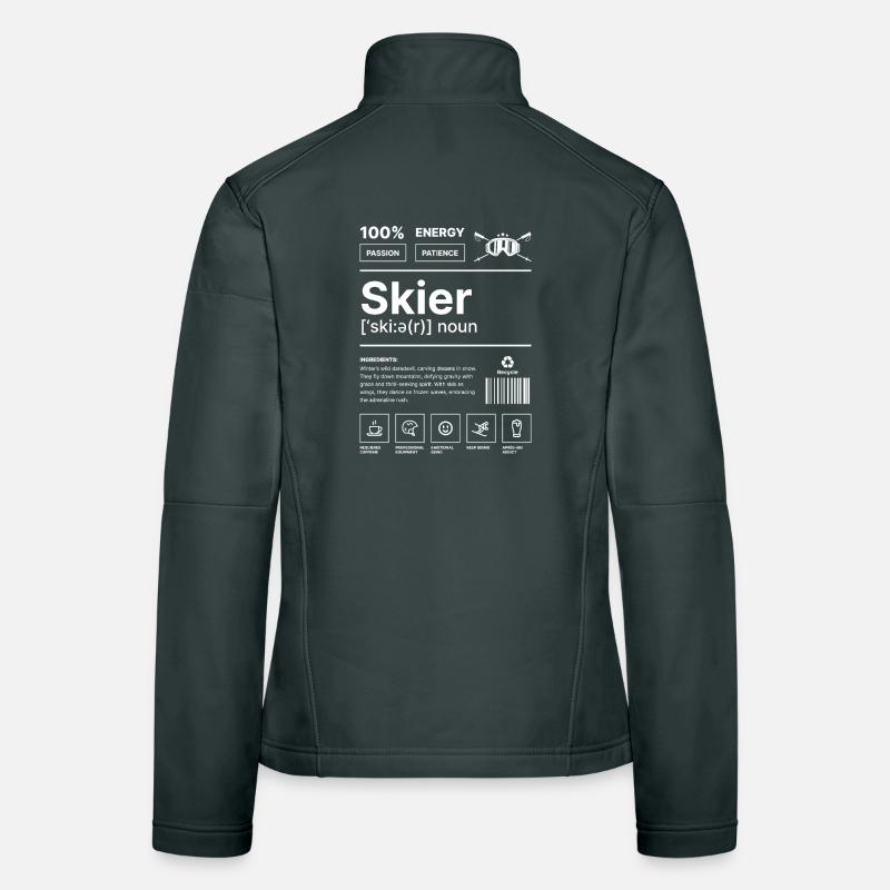 Skifahrer-Lebensstil Frauen Softshelljacke