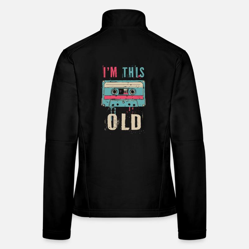 I'm This Old Cassette Tee Women's Softshell Jacket